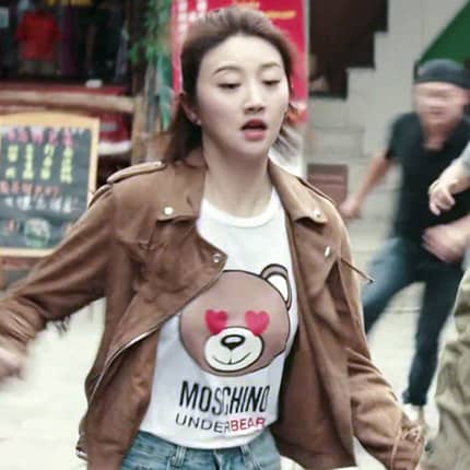 一场遇见爱情的旅行景甜陈晓李心月同款宽松印花上衣短袖T恤