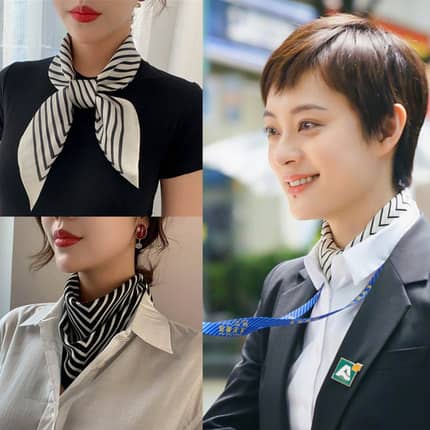 安家孙俪同款小丝巾小方巾丝巾