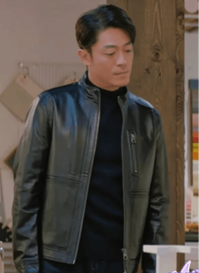 他为什么依然单身俞瑜霍建华同款黑色Marc O'Polo/MOP夹克